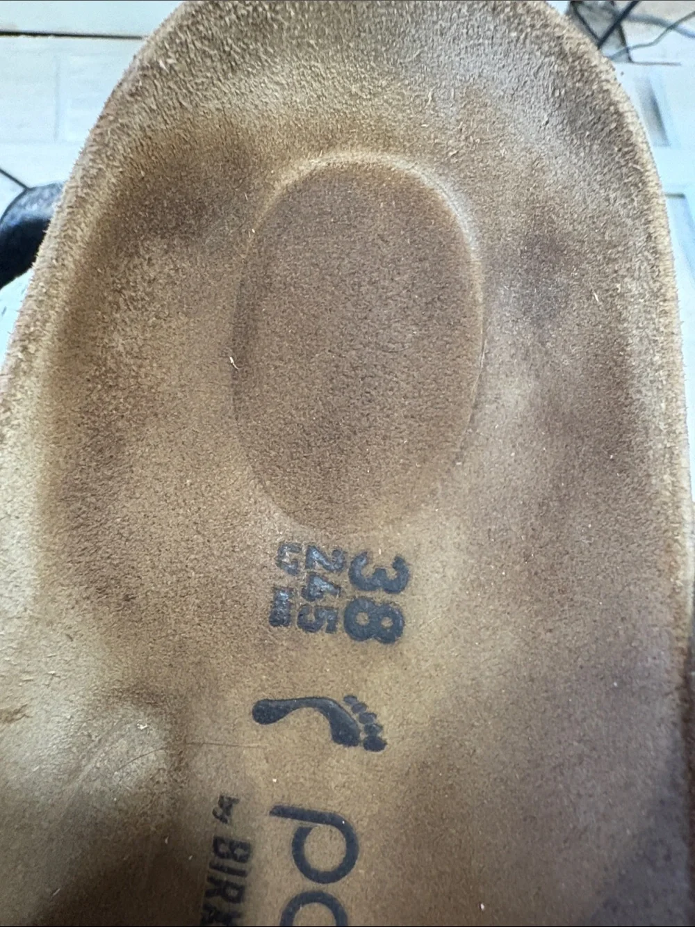 Birkenstock taupe suede
